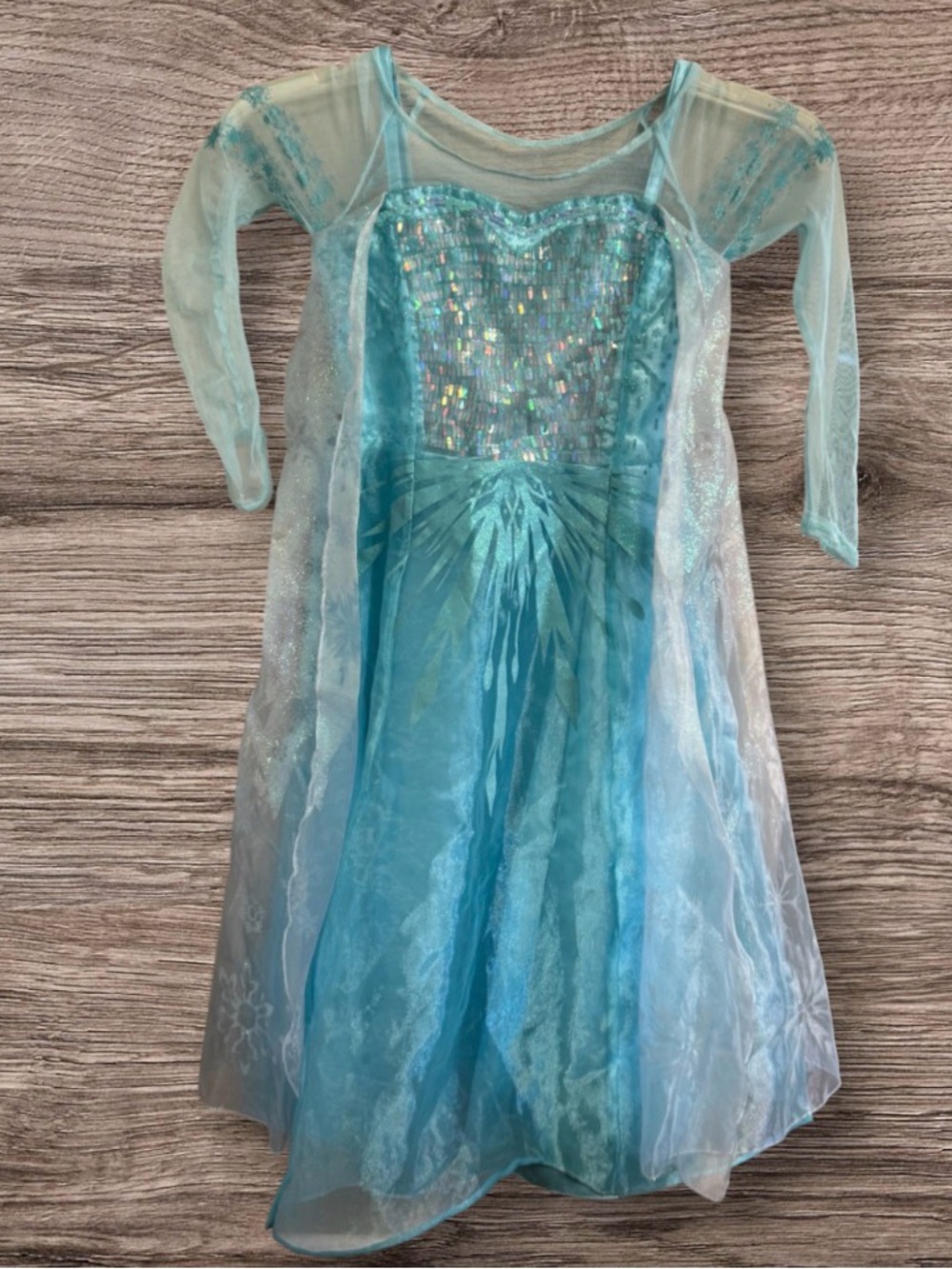 EUC Disney Princess Elsa Frozen Dress Youth Size 7/8